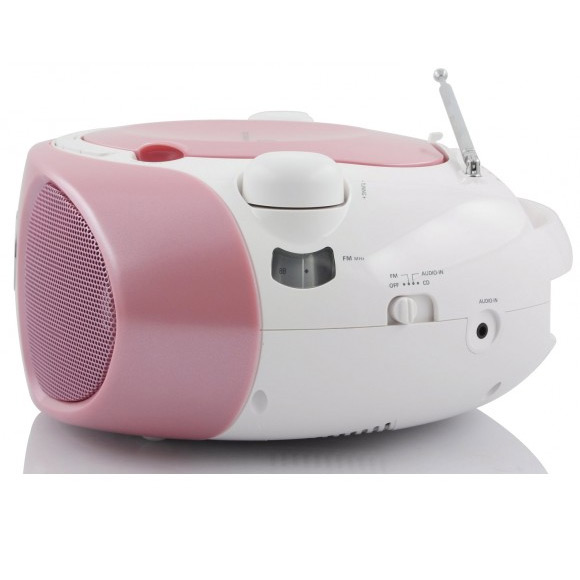 Philips AZ105C/05 Pink Portable CD Player Boombox eBay